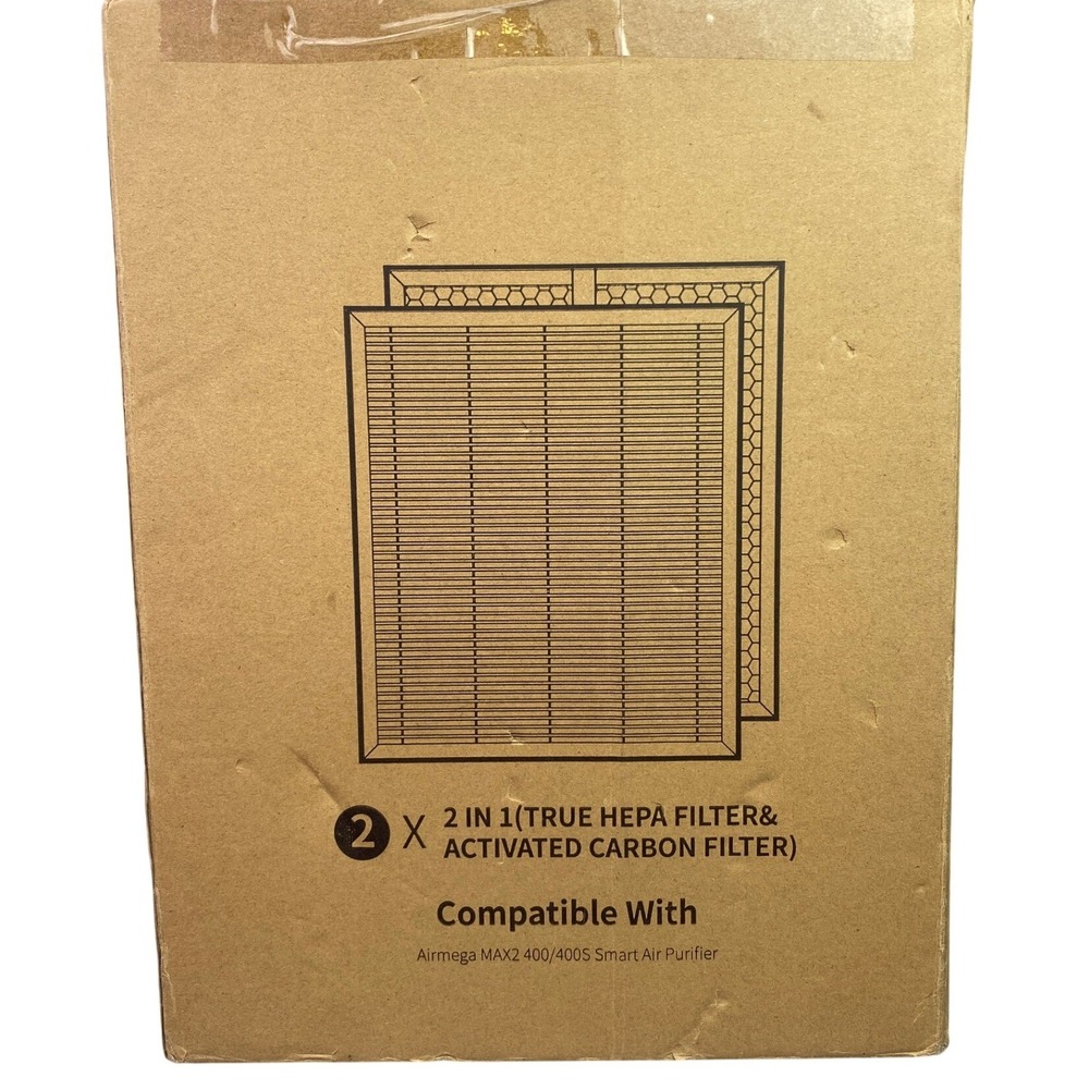 2 Pack 2 in 1 HEPA Activated Carbon Filter for Smart Air‎ Purifier